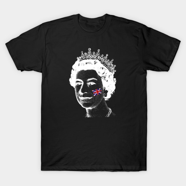 Queen Elizabeth T-Shirt by Vladimir Zevenckih